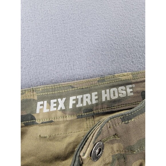 Duluth Trading Co Pants Mens 35x30 Camo Flex Fire Hose Relaxed Fit Cargo Work - Picture 10 of 14